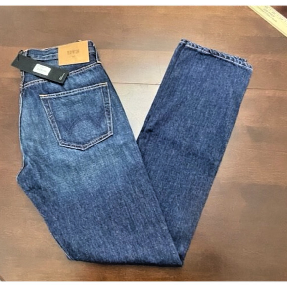 Edwin Jeans Men 30 Walker Classic Straight Button Fly Walker MADE N USA $228 NWT - Picture 1 of 8